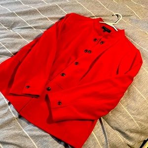 Women’s Red suit jacket. Never worn.